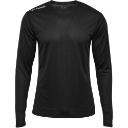 hummel hmlRUN langarm Laufshirt Herren 2001 - black XXL