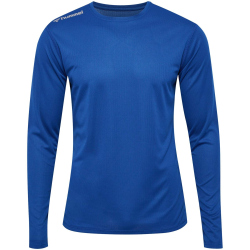 hummel hmlRUN langarm Laufshirt Herren 7045 - true blue XXL