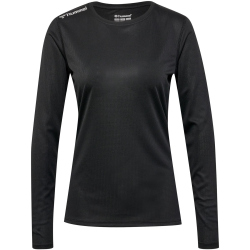 hummel hmlRUN langarm Laufshirt Damen 2001 - black XXL