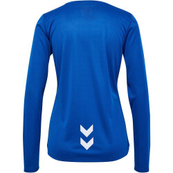 hummel hmlRUN langarm Laufshirt Damen 7045 - true blue XXL