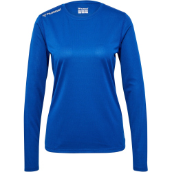 hummel hmlRUN langarm Laufshirt Damen 7045 - true blue XXL