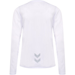 hummel hmlRUN langarm Laufshirt Damen 9001 - white XXL