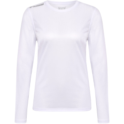 hummel hmlRUN langarm Laufshirt Damen 9001 - white XXL