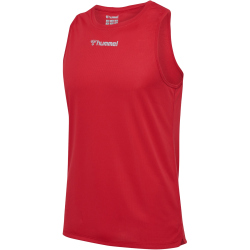 hummel hmlRUN Tanktop Herren 3365 - tango red S