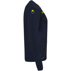 uhlsport Prediction langarm Torwarttrikot Kinder marine/fluo gelb 140