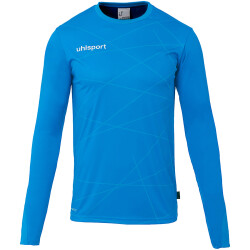 uhlsport Prediction langarm Torwarttrikot Herren fluo blau S