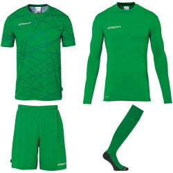 uhlsport Prediction Torwart-Set Kinder grün 128