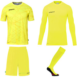 uhlsport Prediction Torwart-Set Herren fluo gelb/schwarz S