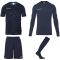 uhlsport Prediction Torwart-Set Herren marine/fluo gelb S