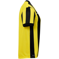 uhlsport Retro Stripe kurzarm Trikot Kinder schwarz/limonengelb 128