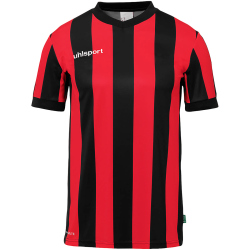 uhlsport Retro Stripe kurzarm Trikot Kinder schwarz/rot 152