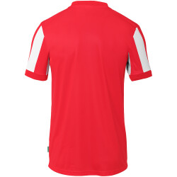 uhlsport Retro Stripe kurzarm Trikot Herren rot/weiß L