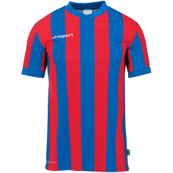 uhlsport Retro Stripe kurzarm Trikot Herren azurblau/rot XL