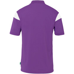 uhlsport Squad 27 Poloshirt Kinder lila/weiß 140