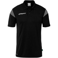 uhlsport Squad 27 Poloshirt Kinder schwarz/anthra 164
