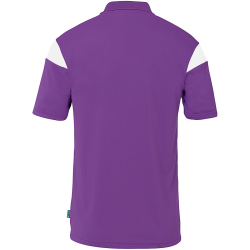 uhlsport Squad 27 Poloshirt Herren lila/wei&szlig; M