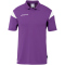 uhlsport Squad 27 Poloshirt Herren lila/wei&szlig; L