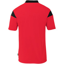 uhlsport Squad 27 Poloshirt Herren rot/schwarz 4XL