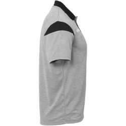 uhlsport Squad 27 Poloshirt Herren dark grau melange/schwarz S