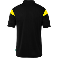 uhlsport Squad 27 Poloshirt Herren schwarz/limonengelb S
