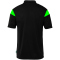 uhlsport Squad 27 Poloshirt Herren schwarz/fluo gr&uuml;n S