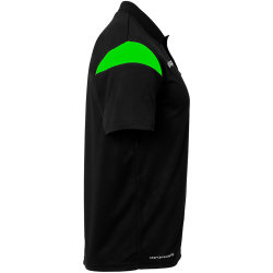 uhlsport Squad 27 Poloshirt Herren schwarz/fluo gr&uuml;n 3XL
