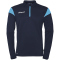 uhlsport Squad 27 1/4-Zip Trainings-Top Kinder marine/skyblau 128
