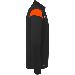 uhlsport Squad 27 1/4-Zip Trainings-Top Kinder schwarz/fluo orange 128