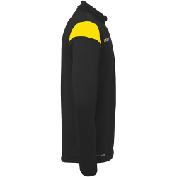 uhlsport Squad 27 1/4-Zip Trainings-Top Kinder schwarz/limonengelb 128