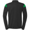uhlsport Squad 27 1/4-Zip Trainings-Top Herren schwarz/fluo grün 4XL