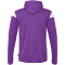 uhlsport Squad 27 Track Trainingsjacke mit Kapuze Kinder lila/weiß 116