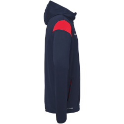 uhlsport Squad 27 Track Trainingsjacke mit Kapuze Kinder marine/rot 164