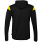 uhlsport Squad 27 Track Trainingsjacke mit Kapuze Kinder schwarz/limonengelb 164