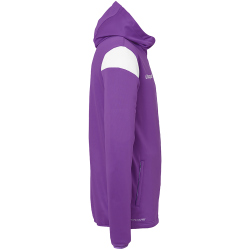 uhlsport Squad 27 Track Trainingsjacke mit Kapuze Herren lila/wei&szlig; L