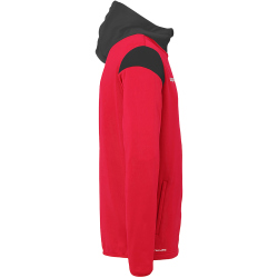 uhlsport Squad 27 Track Trainingsjacke mit Kapuze Herren rot/schwarz 3XL