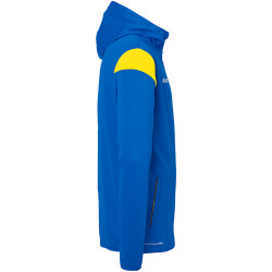 uhlsport Squad 27 Track Trainingsjacke mit Kapuze Herren azurblau/limonengelb S