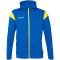 uhlsport Squad 27 Track Trainingsjacke mit Kapuze Herren azurblau/limonengelb S