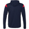 uhlsport Squad 27 Track Trainingsjacke mit Kapuze Herren marine/rot S