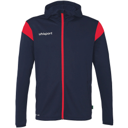 uhlsport Squad 27 Track Trainingsjacke mit Kapuze Herren marine/rot M