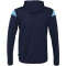 uhlsport Squad 27 Track Trainingsjacke mit Kapuze Herren marine/skyblau S