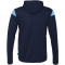 uhlsport Squad 27 Track Trainingsjacke mit Kapuze Herren marine/skyblau M