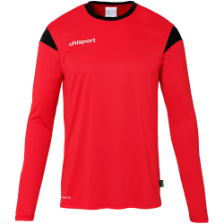 uhlsport Squad 27 langarm Trikot Kinder rot/schwarz 128