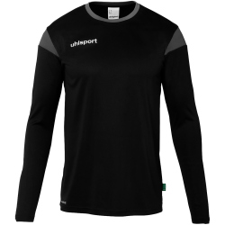 uhlsport Squad 27 langarm Trikot Kinder schwarz/anthra 140