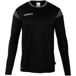 uhlsport Squad 27 langarm Trikot Herren schwarz/anthra S