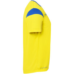 uhlsport Squad 27 kurzarm Trikot Kinder limonengelb/azurblau 116