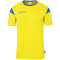 uhlsport Squad 27 kurzarm Trikot Kinder limonengelb/azurblau 116