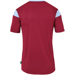 uhlsport Squad 27 kurzarm Trikot Kinder bordeaux/skyblau 116