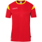 uhlsport Squad 27 kurzarm Trikot Kinder rot/limonengelb 116