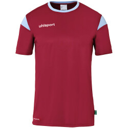 uhlsport Squad 27 kurzarm Trikot Herren bordeaux/skyblau S