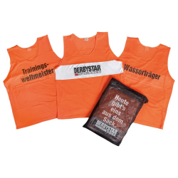 10er Pack DERBYSTAR Markierungshemdchen orange Senior